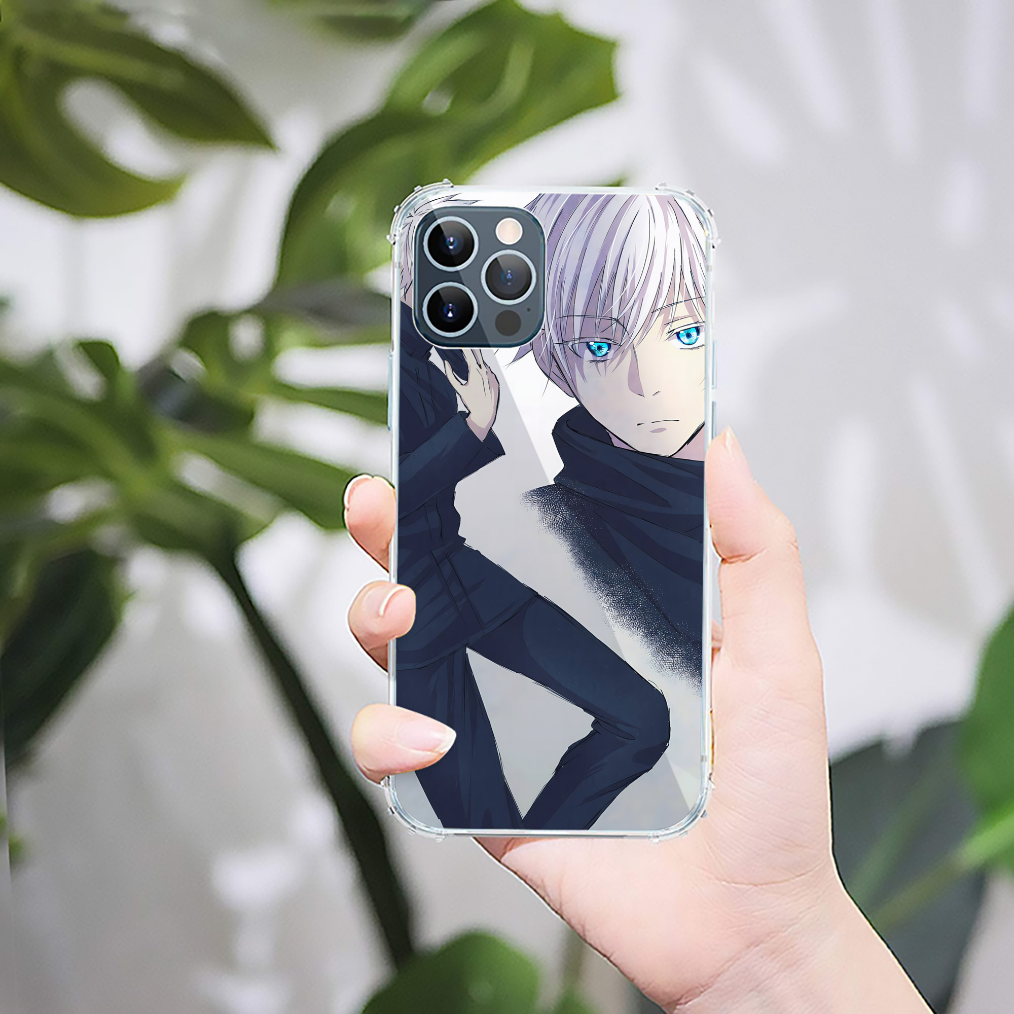 （画像用） 呪術廻戦 Jujutsu Kaisen 【iPhone 12シリーズ対応】透明スマホケース（クリアソフトケース）